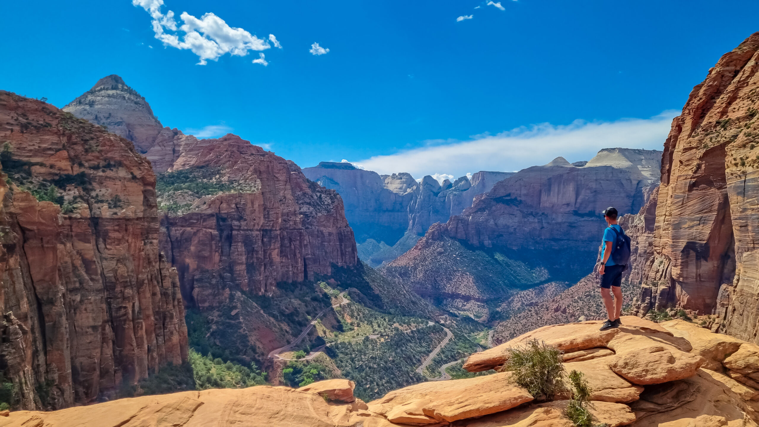 East Rim Trail, Zion National Park, Utah, Hiking Adventures, Cliff