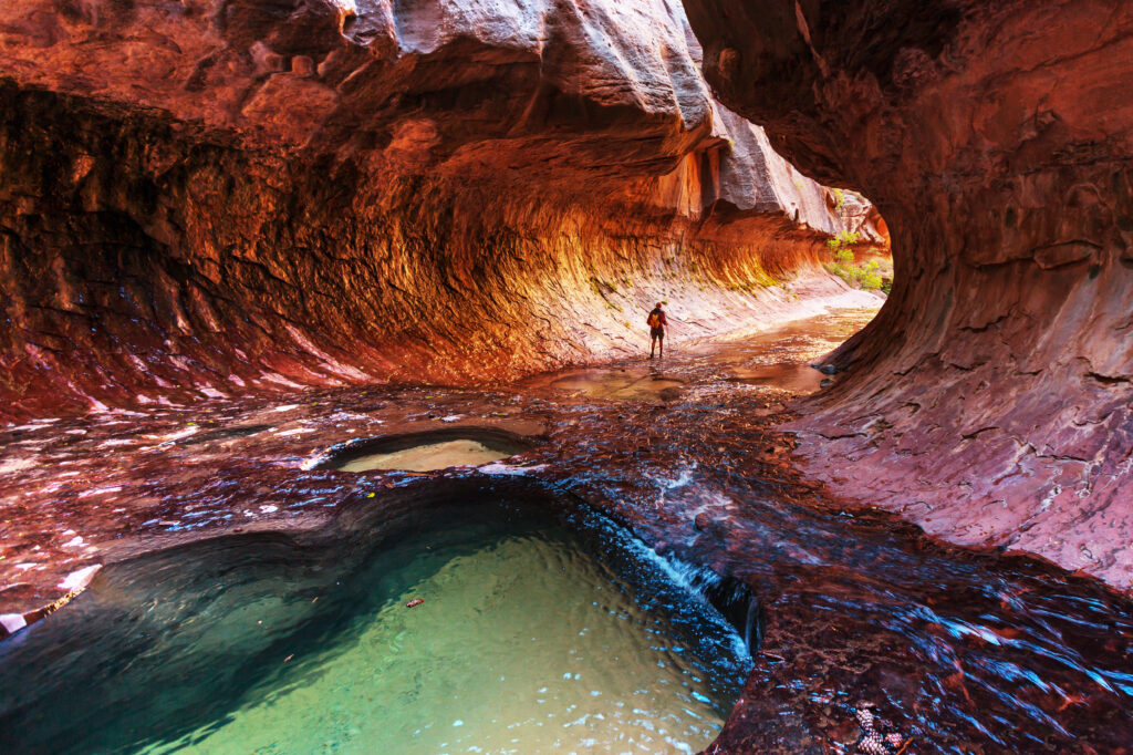 Zion National Park, Wall Street, Zion's Narrow Hike, Utah