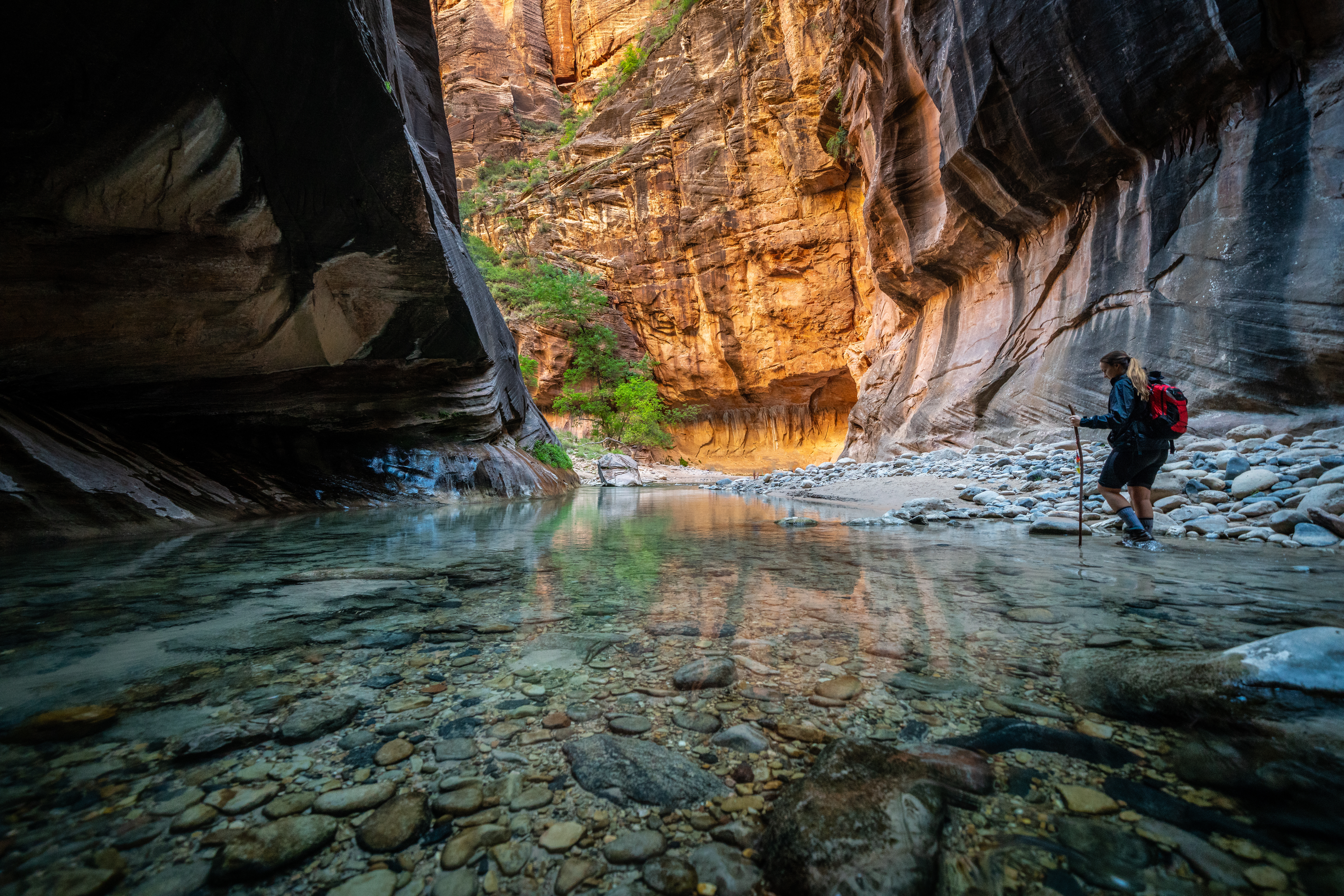Zion's Narrow Hike, Utah, Hiker, Hiking, Hiking Adventures